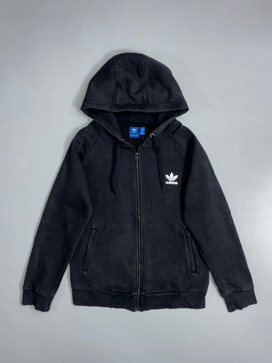 Adidas Originals | Trefoil Full-Zip Hoodie | Black (M)