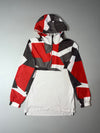Under Armour Geometric Camo Hybrid Half-Zip Anorak Hoodie  (S)