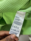 Tommy Hilfiger | Lime Green Premium Cotton V-Neck Sweater | (L)