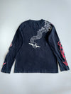 Vintage Big Train Premium Dragon Embroidered Full Sleeve T-shirt (L)