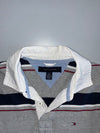 Tommy Hilfiger Striped Rugby Polo (Grey/Navy) (M)