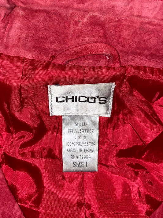 Chicos Premium Original Sued Leather Jacket (Double Zipper) (M)