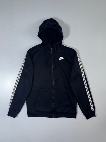 Nike Taped Sleeve Zip-Up Hoodie Black (S)