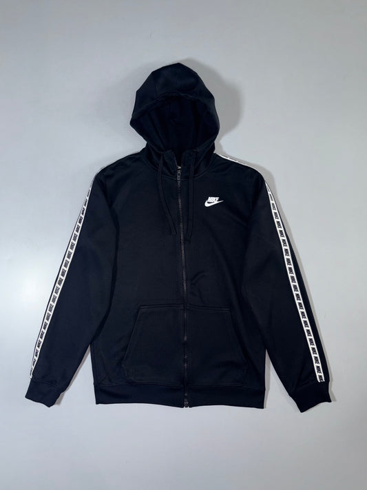Nike Taped Sleeve Zip-Up Hoodie Black (S)