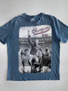 Icons Collection | England 1966 World Cup Champions Photo Tee | Steel Blue (2XL)
