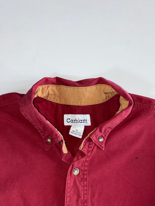 Carhartt Maroon Workwear Shirt (XL/2Xl)