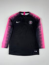 Nike PSG Paris Saint-Germain 2018/19 Black & Pink Vaporknit Drill Top – Quarter Zip (L)