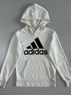 Adidas Grey Big Logo Hoodie (M)