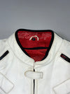 Segura White Racing Technology Pure Leather Jacket (PADDED) W/ Back hump (M/L)