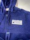 Puma Navy Original Sportswear Zip Hoodie (XL)