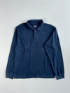 Dickies Long Sleeve Pique Polo Navy(L)
