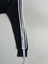 Vintage Adidas Black Three Stripe Zip-Up Hoodie (S)