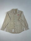 Carhartt FR Flame Resistant Work Shirt Khaki, QTS Company Patch,  Regular (XL/2XL)