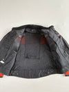 Vintage Urban Revolution Black & Orange Mesh Racing Moto Jacket Paded,Detechable Arms (L)
