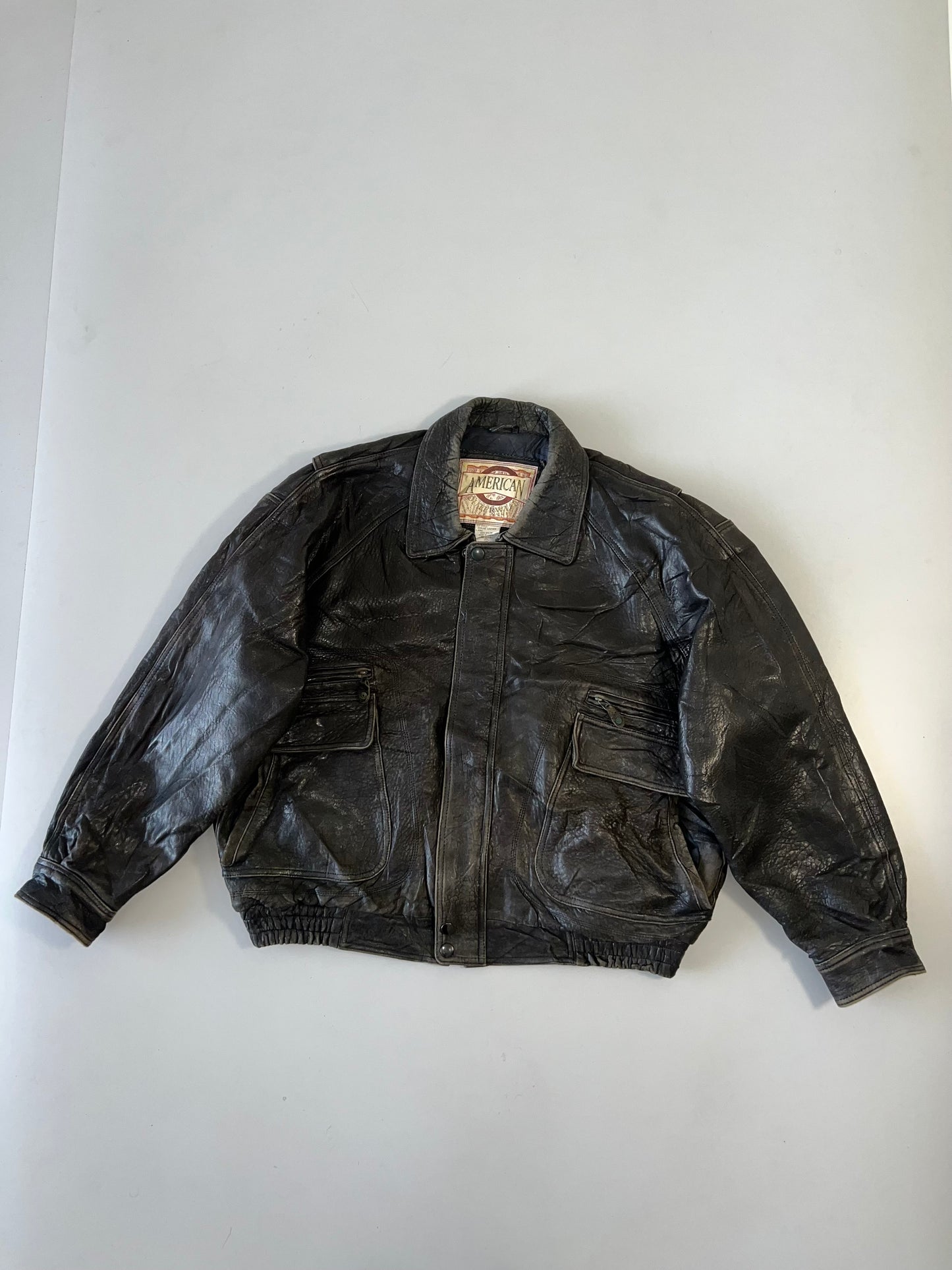 ZSuper Premium (RARE) Heavy Original Leather Jacket (SUPER PREMIUM) (XL/2XL)
