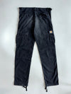 Carhartt WIP Aviation Pant Black Ripstop Cargo Trouser (W:32 |L:42)