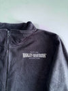 Vintage Harley-Davidson | Full-Zip Fleece Jacket | Black (2XL)