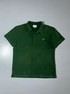 Lacoste Slim Fit Green Polo Shirt  green pique polo, (M)