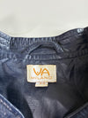 Vintage VA Milano Navy Blue Faux Leather Biker Jacket Women’s (M)
