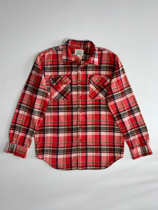 Levi’s Plaid Flannel Shirt – Red/Multicolor,Heavy (XL)