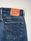 Levi’s 501 | Vintage Dark Wash Straight Jeans | (W:28)(L:37)