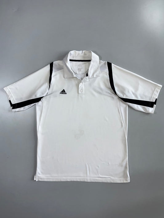 Adidas | Team Performance Polo | White/Black (L)