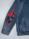 Big Train Osaka | Dragon Graphic Full-Zip Hoodie | Navy (L)