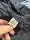 Vintage Conbipel Black Leather Collared Zip-Up Jacket (2XL)