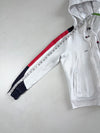 Vintage Fila White Colour Block Zip-Up Hoodie (S)
