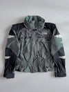 The North Face Extreme Colorblock Ski Jacket Grey Black (XL)