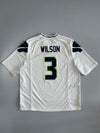 Nike NFL Seattle Seahawks #3 Russell Wilson On-Field Jersey White (2XL)