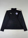 Puma DryCELL Black Quarter-Zip Football Training Pullover (2XL)