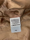 Eddie Bauer Seattle Suede Tan Suede Leather Trucker Jacket, Women’s (S)