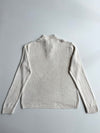 Chaps Ralph Lauren Cream Quarter-Zip Knit Sweater | Size (2XL)