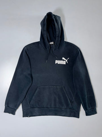 Puma Big Logo Pullover Hoodie Black Size (L)