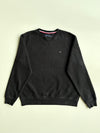 Tommy Hilfiger Flag Logo Crewneck Sweatshirt – Black (L)
