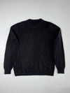Ami Paris Ami de Coeur Black Wool Crewneck Sweater – Red Heart Logo (XL)