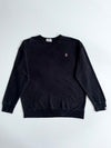 BAPE A Bathing Ape Ape Head Logo Black Crewneck Sweatshirt (XL)