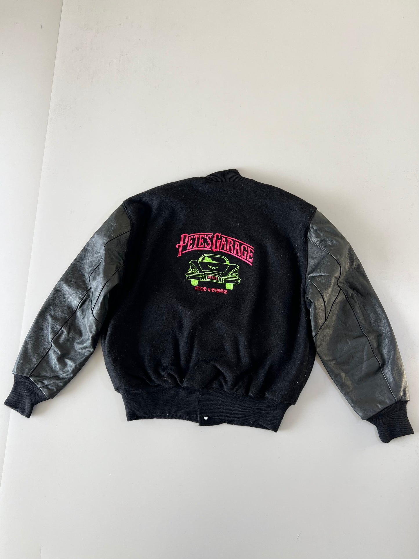 ZSuper Premium Varsity Jacket Original Leather  (RARE) (XL/2XL)