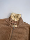 ZUltra Premium Original Pure Sued Leather Jacket (RARE) (Fur Inside) (L)