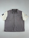 Harley-Davidson Grey & Cream Two-Tone Embroidered Garage Shirt – (2XL)
