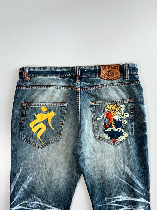 Jizo-Bosatsu x Nippon Blue Japanese Denim Jeans (W:34 |L:39)