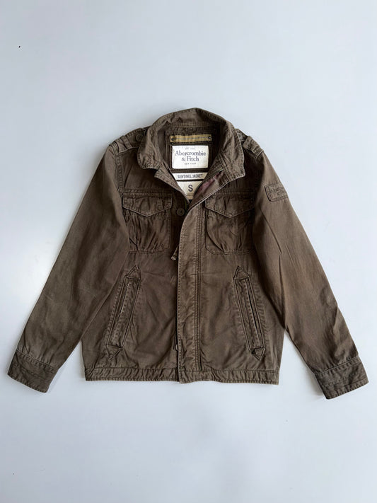 Abercrombie & Fitch Sentinel Military Jacket | Olive Green Field Jacket (S/M)