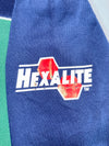 Reebok Classic Hexalite Colorblock Crewneck Sweatshirt Navy/Green (S)