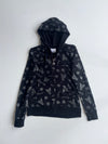 Ed Hardy x Kuromi Zip-Up Hoodie W/ Rhine stones Women's (S)