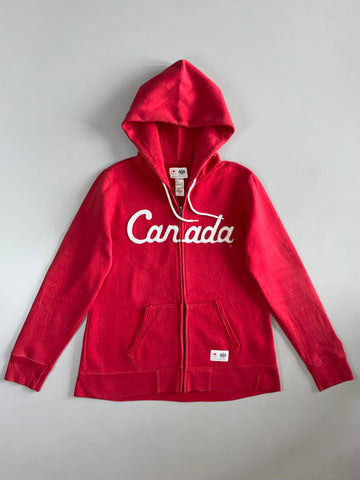 Team Canada Olympic Red Zip Hoodie (M/L)