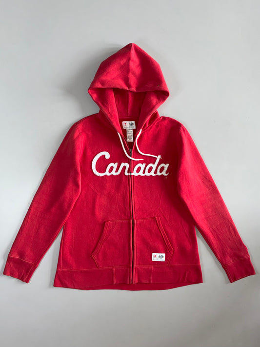 Team Canada Olympic Red Zip Hoodie (M/L)