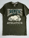 Roots Athletics Canada 1973 Graphic T-Shirt Heather Green (L)