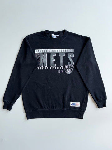 NBA Brooklyn Nets Black Crewneck – Eastern Conference Graphic (M)