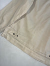 Vintage Calvin Klein Jeans Cream Zip-Up Cafe Racer Jacket (M)